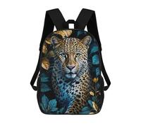 sinyumoney Teal Terror Backpack School Bag Rucksack Casual Daypacks School Work Travel Bag for Girl, Teen Girls 17inch