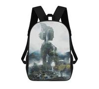 sinyumoney Temple to Freya School Bags Rucksack Casual Daypacks School Work Travel Bag for Campus Outdoor Travel Sports 17inch