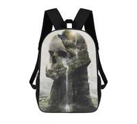 sinyumoney Temple to Lost Dreams Backpack School Bag Work Laptop Backpack Rucksack Bag for Teenage Girls Boys Women Men 17inch