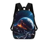 sinyumoney Terrestrial Collision School Backpack Large Water Resistant Laptop Backpack for Teenage Girls Boys Women Men 17inch