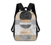 sinyumoney Texture Collage B Backpack School Rucksack Casual Daypacks School Work Travel Bag for Men/Women 17inch