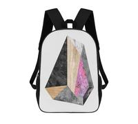 sinyumoney Texture Collage C Backpack School Bag Daypacks Business Backpack Water Resistant Bookbag for Men/Women 17inch