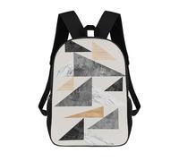 sinyumoney Texture Collage H Backpack School Rucksack Casual Daypacks School Work Travel Bag for Girl, Teen Girls 17inch