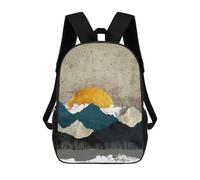 sinyumoney Thaw Kids Backpack 17 Inch School Bag 3D Printed Cartoon School Backpacks for Boys And Teenager School Students