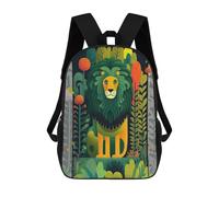 sinyumoney The Abstract Colorful Lion Backpack School Bag Rucksack Casual Daypacks School Work Travel Bag for Girl, Teen Girls 17inch