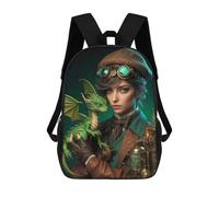 sinyumoney The Alchemists Companion Backpack School Bag Rucksack Casual Daypacks School Work Travel Bag for Men, Women & Teenage Boys 17inch