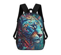 sinyumoney The Attentive Jaguar Backpack School Bag Large Water Resistant Laptop Backpack for School/Work/Travel 17inch