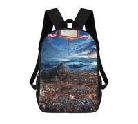 sinyumoney The Battle of Alexander Backpack School Bag Secondary Causal Travel High School Bags - Perfect for Travel, Work And Daily Use 17inch