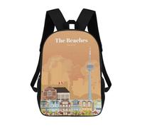 sinyumoney The Beaches in Toronto Children’s Backpack Girls Boys, Rucksack Bag, Daypack, Primary School, Perfect for Back to Kids School Or PE, Gifts And Travel 17inch