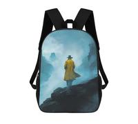 sinyumoney The Call of The Mountains Kids Backpack, Kids School Bag 3D Printed School Backpacks for Boys And Teenager School Students 17inch