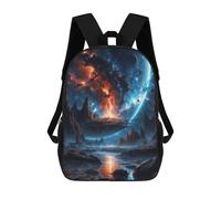 sinyumoney The Collision of Two World School Backpack Travel College Rucksack Backpacks for Campus Outdoor Travel Sports 17inch