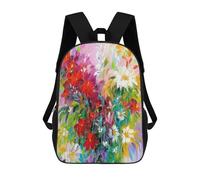 sinyumoney The Dance of Flowers Backpack School Bag Business Laptop Rucksack Bag Unisex Casual Daypack for Teenage Girls Boys Women Men 17inch