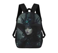 sinyumoney The Dark Beauty Children's School Backpack 3D Printed for Kids Travel Rucksacks Book Bags Kids School Bag 17inch