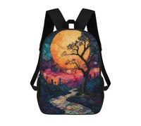 sinyumoney The Dark Forest Backpack School Bag Water Resistant Travel Backpack Computer Bag for Girls Boys Teenage 17inch