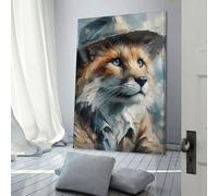 sinyumoney The Day Sherlock Turned Into A Fox Art Work for Home Walls Wall Decor Ready to Hang for Bathroom Toilet Decor Living Wall 20x30inch(50x75cm)