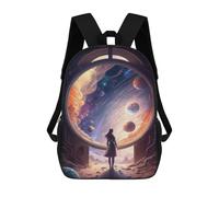 sinyumoney The Door to The Unknown V5 School Backpack Daypacks Business Backpack Water Resistant Bookbag for Men/Women 17inch