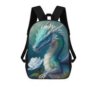 sinyumoney The Dragon Gulierth Backpack School Bag School Secondary High School College Backpack Travel for Girls Boys Teenage 17inch