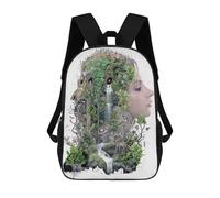 sinyumoney The Duality of Nature Backpack School Large Water Resistant Laptop Backpack for School/Work/Travel 17inch