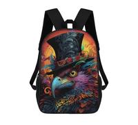 sinyumoney The Elegant Eagle School Backpack Water Resistant Travel Backpack Computer Bag for School/Work/Travel 17inch
