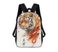 sinyumoney The Face of A Tiger Children's Backpacks 17inch School Backpack 3D Printed Bag Bookbag for Kids Travel Rucksacks Boy Girl Book Bags Kids School Bag