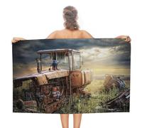 sinyumoney The Forgotten Veteran Basics Towel Set Absorbent Quick Drying Beach Towel Luxury Hotel Quality Bathroom 130cm*80cm