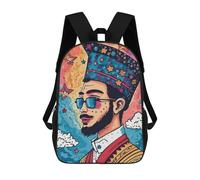sinyumoney The Gentleman III Rucksack Fashion Stationery Backpack Waterproof Casual Daypacks for Men, Women & Teenage Boys 17inch
