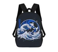 sinyumoney The Great Romance Children's Backpacks School Backpack 3D Printed Backpack for Kids Travel Rucksacks Book Bags Kids School Bag 17inch