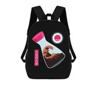 sinyumoney The Great Wave Of Soy Backpack School Bag Water Resistant Travel Backpack Computer Bag for Teenage Girls Boys Women Men 17inch