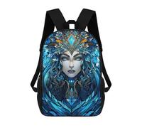 sinyumoney The Ice Queen Rucksacks 3D Printed Children Backpacks Fashion Casual Daypack Cute Travel Bags Outdoor Casual Daypack for Boy And Girl 17inch