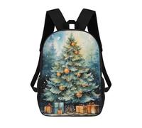 sinyumoney The Joy Of Christmas School Backpack Water Resistant Computer Rucksack- Perfect for Travel, Work And Daily Use 17inch