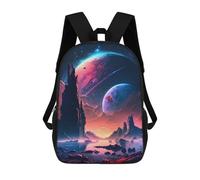 sinyumoney The Lake Of Cosmos School Backpack Water Resistant Computer Rucksack- Perfect for Travel, Work And Daily Use 17inch