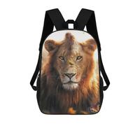 sinyumoney The Lion And Butterflies School Backpack Water Resistant Travel Backpack Computer Bag for School/Work/Travel 17inch