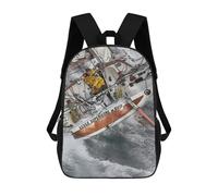 sinyumoney The Lone Sailor Backpack School Bag Secondary Causal Travel High School Bags - Perfect for Travel, Work And Daily Use 17inch