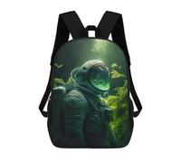 sinyumoney The Loneliness Of Space Backpack with Pocket 3D Printed Backpacks, Travel Rucksacks Book Bags Kids School Bag 17inch