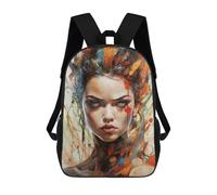 sinyumoney The Look AKA FAFO Children's Backpacks 17inch School Backpack 3D Printed Bag Bookbag for Kids Travel Rucksacks Boy Girl Book Bags Kids School Bag