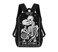 sinyumoney The Lovers Kids' Book Bag 3D Printing School Bag Boys And Girls Cool Knapsack Casual Back Bag for School Students 17inch