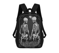 sinyumoney The Lovers School Backpack 3D Printed School Bags Boys Girls Laptop Backpack for Kids/Students/Adults 17inch