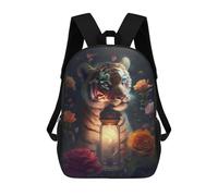 sinyumoney The Magical Tiger Cub Kids Backpack, Kids School Bag 3D Printed School Backpacks for Boys And Teenager School Students 17inch