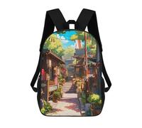 sinyumoney The Market Kids Backpack, Backpack School Bag, Backpacks Kids School 3D Printed School Bags for Elementary And Middle School Students Teens Birthday Gift 17inch