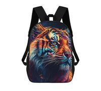 sinyumoney The Mighty Tiger School Backpack 3D Printed School Bags Boys Girls Laptop Backpack for Kids/Students/Adults 17inch