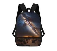 sinyumoney The Milky Way Galaxy Core Backpacks, Kids Backpack Student School Bag 3D Printed Travel Backpacks Fashion Accessory Backpack Children Waterproof School Bags 17inch