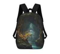sinyumoney The Mystical Gateway Kids Backpacks Children Bag,Anime Bag,Large Capacity Kids Backpack, 3D Printed Children's,Student Schoolbag,Kids Boys Girls School Bag 17inch