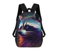 sinyumoney The Naughty Raccoon Backpack School Bag Lightweight Schoolbag Dayback Bookbag College for Girl, Teen Girls 17inch