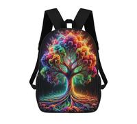 sinyumoney The Neon Grove Children's Backpacks 17inch School Backpack 3D Printed Bag Bookbag for Kids Travel Rucksacks Boy Girl Book Bags Kids School Bag