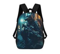 sinyumoney The Operator at Night School Backpack Water Resistant School Bag Business Backpack for Boys/Girls/Teenagers 17inch