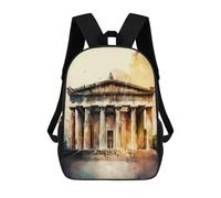 sinyumoney The Parthenon Nashville Rucksack Business Laptop Rucksack Bag Unisex Casual Daypack for Men/Women 17inch