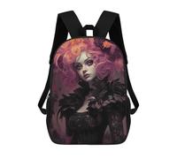 sinyumoney The Queen School Bag Backpack Teen Schoolbag 3D Printing Adjustable Schoolbag Fashion Pocket Bag for Kids Boys Girls Students And Teenagers Fans 17inch