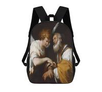 sinyumoney The Release of St Peter Backpack School Bag Lightweight Airport College Students Back Pack for Men, Women & Teenage Boys 17inch