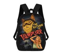 sinyumoney The Return of Vampurr Backpack School Bag School Secondary High School College Backpack Travel for Teenage Girls Boys Women Men 17inch