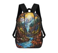 sinyumoney The River Source Backpack School Bag Water Resistant Computer Rucksack for Teenage Girls Boys Women Men 17inch